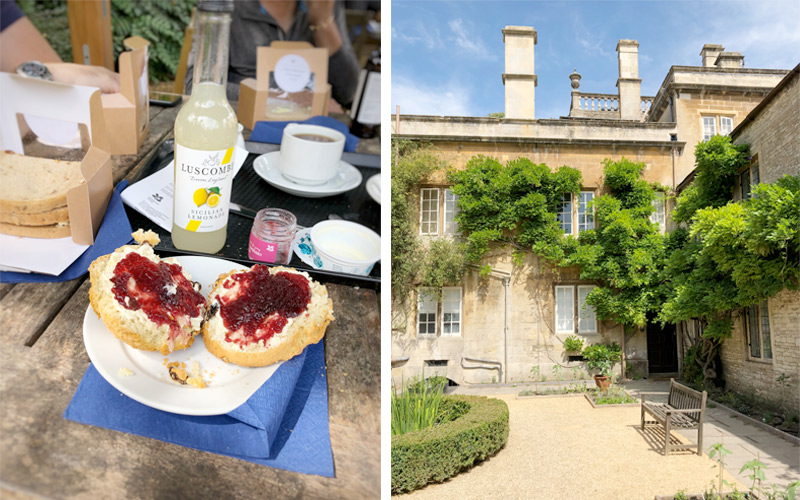 Cream Tea and Courtyard at Dyrham Park